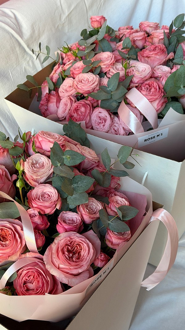 Букет "Розовые мечты"-S