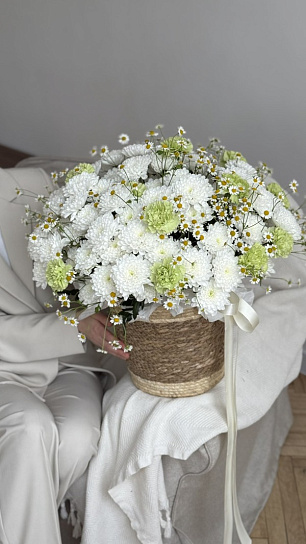 Композиция в корзине "Необъятная любовь" размер L