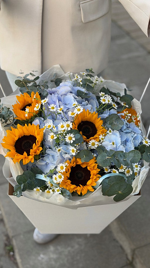 Букет "Нежный август"