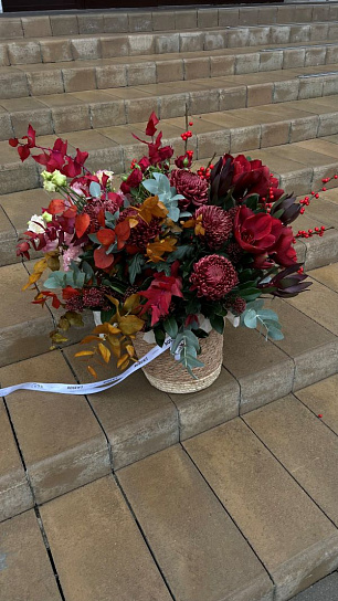 Композиция в корзине "Прогулка по Флоренции"