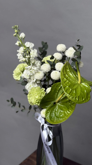 Цветочная подписка Букет размер M (4 букета)