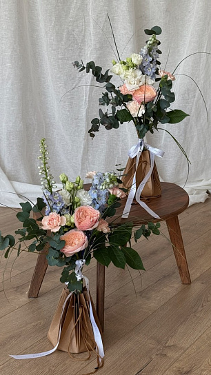 Цветочная подписка Букет размер M (4 букета)