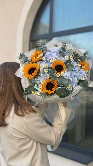 Букет "Нежный август"