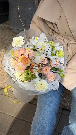 Букет "Теплая и солнчная весна"