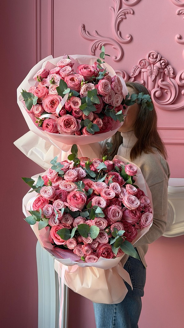 Букет "Розовые мечты"-S