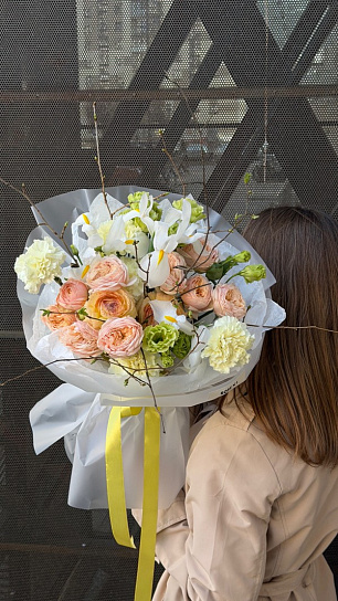Букет "Теплая и солнчная весна"