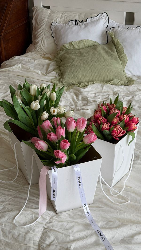 Букет "Тюльпаны моно-15 pink"