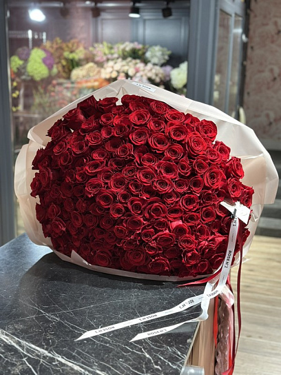 Букет из 201 красной розы