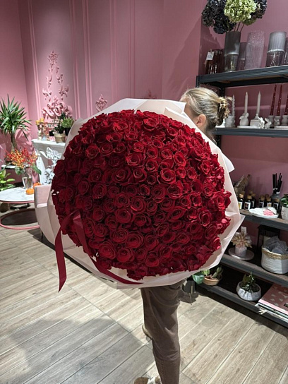 Букет из 201 красной розы