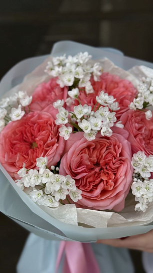 Букет "Яркий Pink BAG"