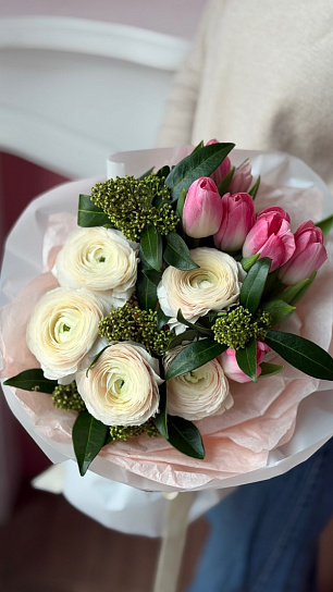 Букет "Нежные краски весны"