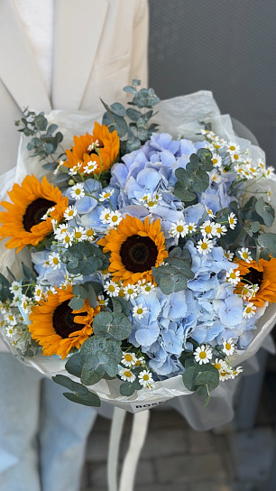 Букет "Нежный август"