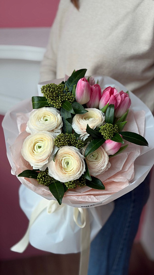 Букет "Нежные краски весны"