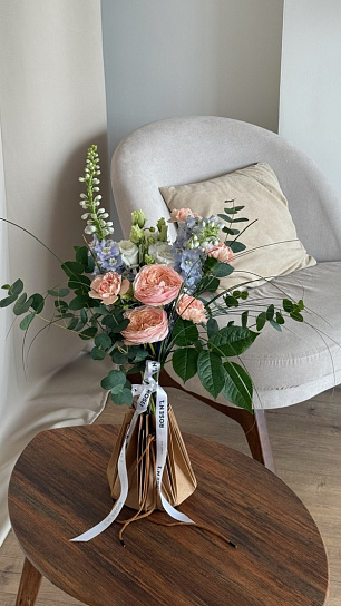 Цветочная подписка Букет размер M (4 букета)