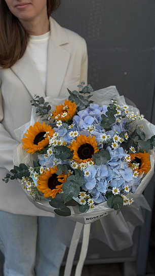 Букет "Нежный август"