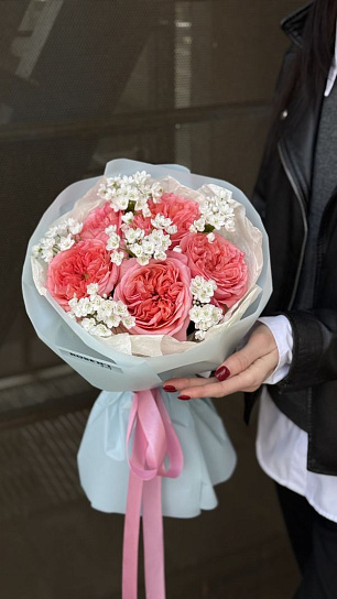 Букет "Яркий Pink BAG"