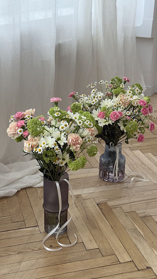 Цветочная подписка Букет размер M (2 букета)