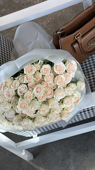 Монобукет с пионовидными розами "Свит Софи"