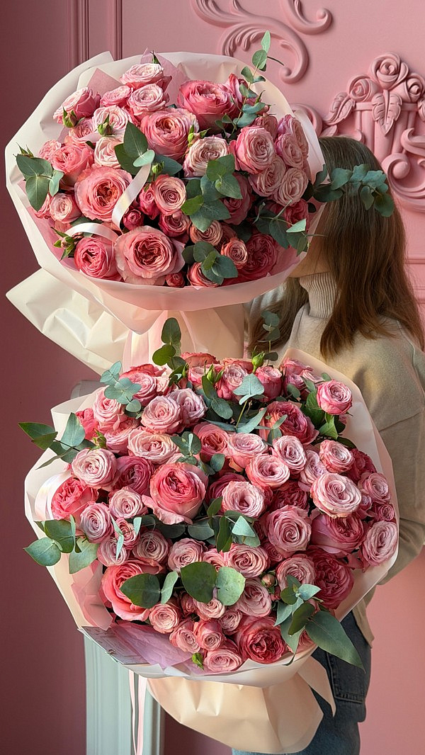 Букет "Розовые мечты"-S