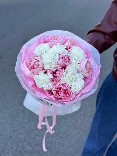 Букет "Нежные пионы"