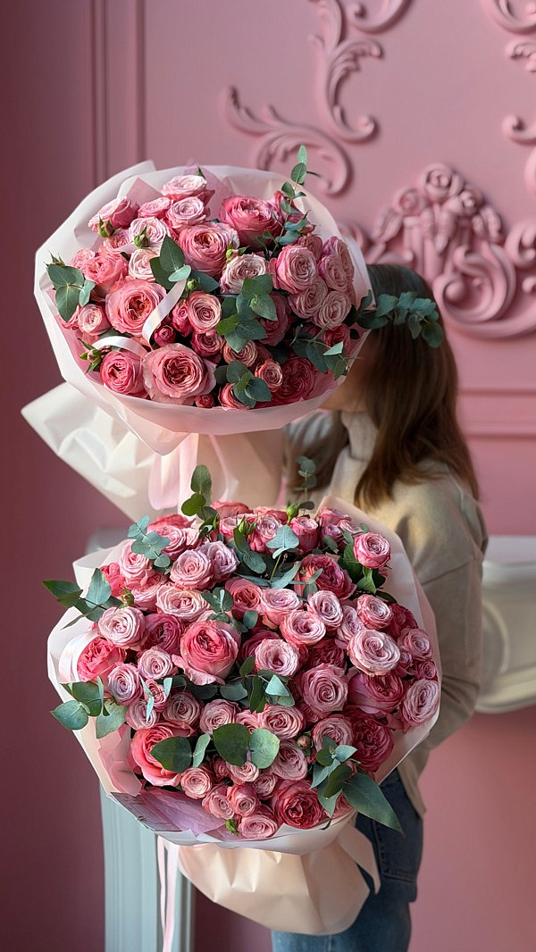 Букет "Розовые мечты"-S