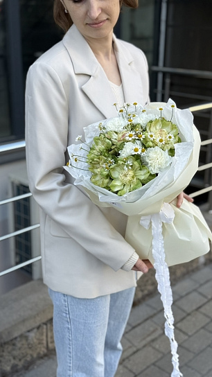 Букет "Летний зеленый фреш"