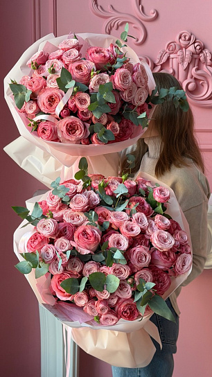 Букет "Розовые мечты"-S