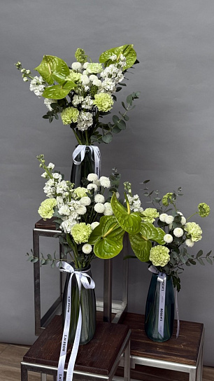 Цветочная подписка Букет размер L (4 букета)