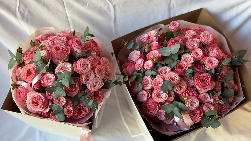 Букет "Розовые мечты"-S