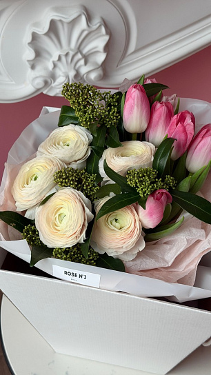 Букет "Нежные краски весны"